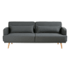 Ausziehbares 3-Sitzer-Sofa, grau
